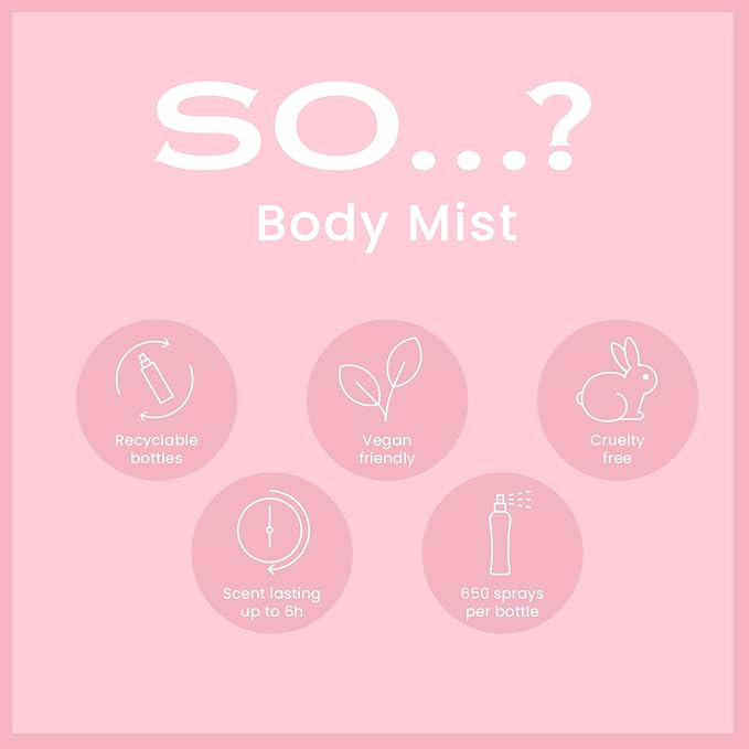 Musk Body Mist by So…? - Woody Scent - Perfume for Women with Bergamot, Toffee, Vanilla Notes - Gifts Body Spray for Women - 3.5 oz