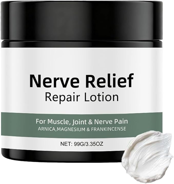 Alcura Nerve Cream, Natural Arnica Gently Soothing Body Joint, Knee, Lumbar, Neck, Hand and Foot Massage Care Cream.