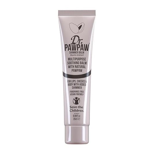 Dr.PAWPAW Shimmer, Multi-Purpose Natural No Fragrance Balm for Hydrating Lips, Skin, Hair, Cuticles, Nails & Beauty Finishing (25 ml)