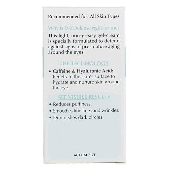 L’Oreal Paris Dermo-Expertise Eye Defense Gel, 0.5 oz (Pack of 2)