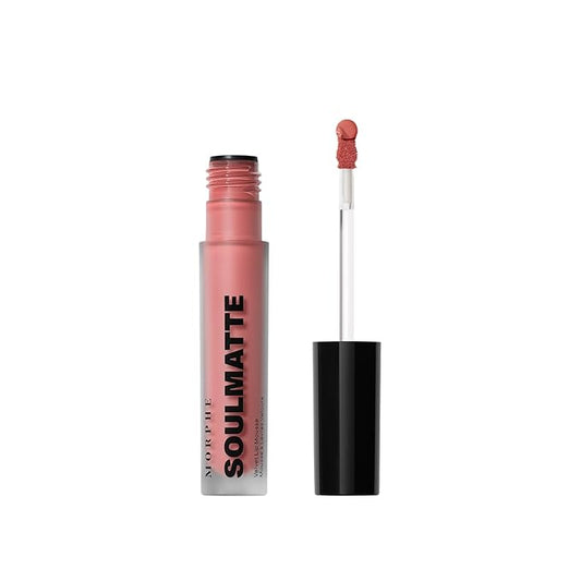Morphe Soulmatte Velvet Lip Mousse - Air-Whipped Matte Lipstick for Women with Vitamin E to Hydrate, Soften & Smooth - Provides Long Lasting & Velvety Formula - Dearest (0.13 Fl Oz)