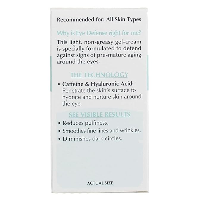 L’Oreal Paris Dermo-Expertise Eye Defense Gel, 0.5 oz (Pack of 2)