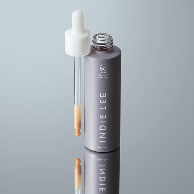 Indie Lee Hints SPF 50 Primer - Tinted Face Primer with Niacinamide, Non-Nano Zinc Oxide & Allantoin - Soothes Redness, Evens Tone, Primes Skin for Makeup - Paraben-Free Skin Care Products (40ml)