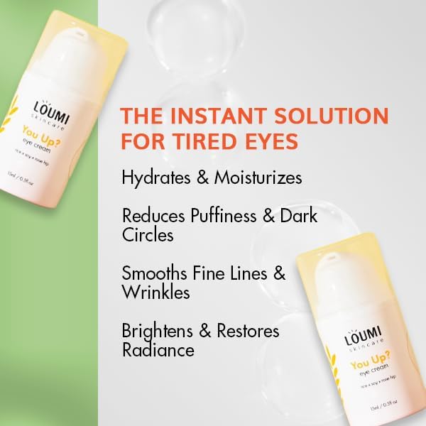 LOUMI Skincare Rested and Revived Bundle - Revive Retinol Drops and You Up? Eye Cream