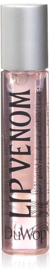 DuWop Cosmetics Original Lip Venom - Lip Plumping Gloss to Plump and Moisturize, Pink (2-Pack)