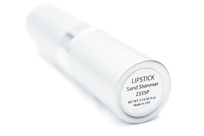 Sand Shimmer Pale Beige Nude Lipstick Color Moisturizing Paraben Free, No Animal Testing & Cruelty Free Lip Makeup Color