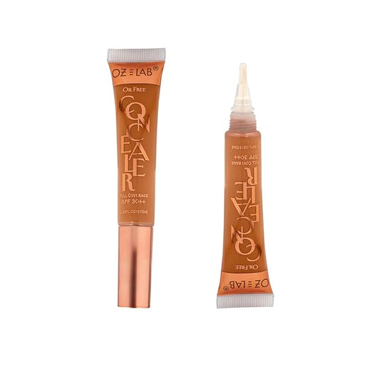 Beauty Hide and Chic Liquid Concealer – Mocha (HC-11) – Full Coverage, Matte Finish, Long Wear, Lightweight, SPF 30++, Cruelty-Free & Vegan – 0.35 fl oz / 10 ml,pack of 1
