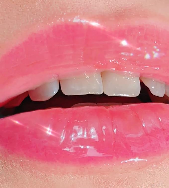 MODE Lip Glaze Flavored Lip Gloss FRUIT PUNCH LOLLIPOP Delicious Flavor Roll On Sweet Wet Nourishing Shine, Hydrating Natural Skincare Fruit Oils, Made in NY USA