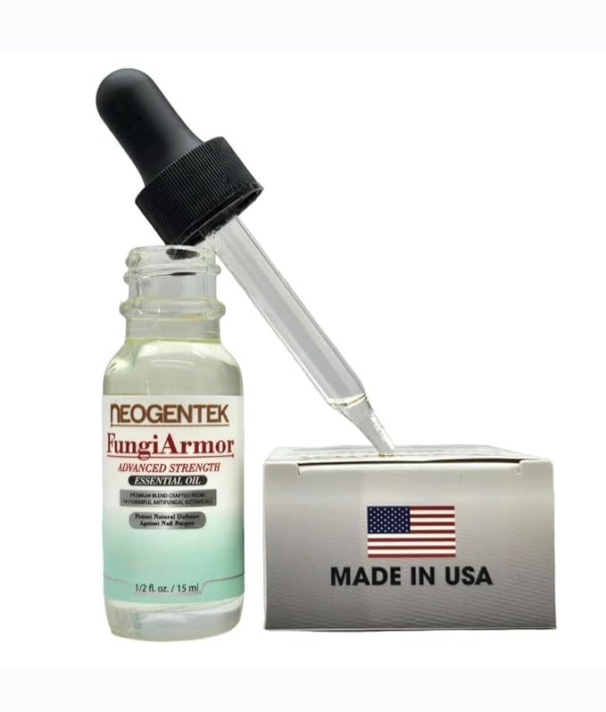 FungiAmor Fight Nail Fungus I Made From 14 Ultra-Powerful Botanical Oils I Ultra Strength | Promotes Healthy Nail | Renew | Restore Weak & Discolored Nails - Made in USA 15ML