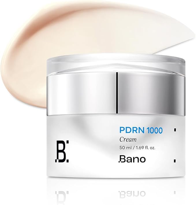 Bano PDRN 1000 Cream - PDRN & Collagen Firming Cream for Loose Skin | Face Moisturizer for Sensitive Skin | Bakuchiol for Skin Elasticity | Korean Skin Care | Fragrance-Free | 1.69 fl oz