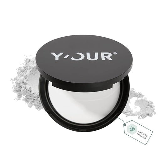 Y'OUR HD-Perfect Matte Pressed Powder | Soft Focus & No Flashback Finishing for All-Day Oil Control | Blurs Pores & Fine Lines | Talc-Free, Translucent for All Skin Tones