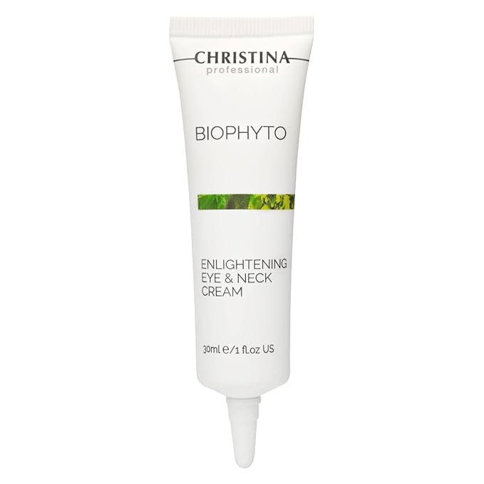 -CHRISTINA- Bio Phyto Enlightening Eye and Neck Cream with Vitamin E | Under Eye Cream with Gentle Hydration and Rejuvenating Effect for All Skin Types 30ml