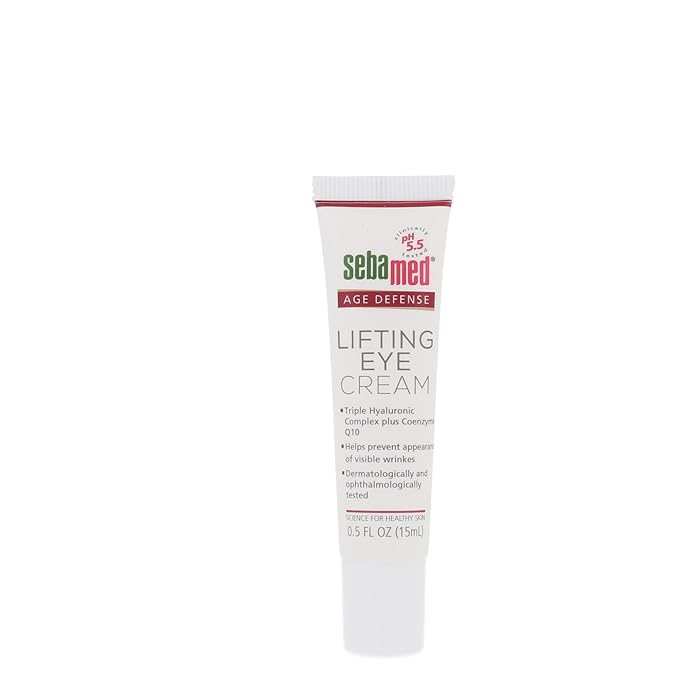 Sebamed Anti Aging Age defense Q10 Lifting Eye Cream Hyaluron Complex - Visibly Reduces the Apperance of Wrinkles (15mL)
