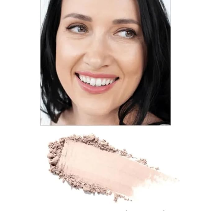 Emani Flawless Matte Powder Foundation – Mineral Compact Makeup for Sensitive Skin, Buildable Coverage, Shine Control, Long-Lasting Finish Up for Sensitive Skin and Oil Control, Natural Sand