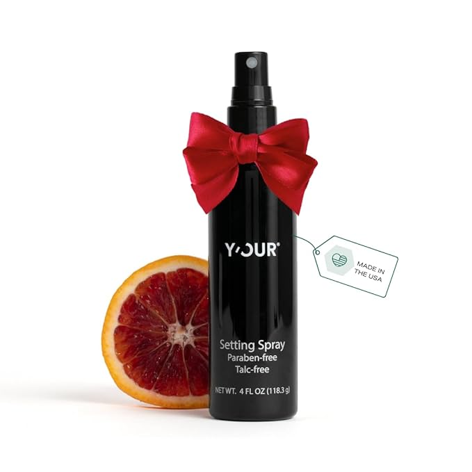 Y'OUR Silk Setting Spray: 16HR+ Makeup Lock | Smudge, Transfer & Water Proof | 2-in-1 Calming Mist with Vitamin E to Hydrate & Protect | Ultra Fine Mist | Alcohol-Free, Paraben-Free