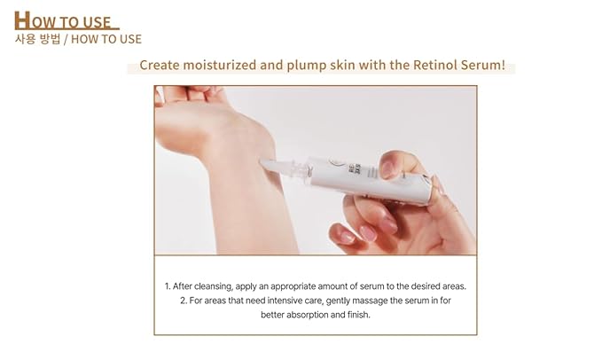 tom-tit-tot Retinol 3X Serum - for Soothed and Strengthened Skin with Centella Asiatica Extract and Retinol, Korean Premium Skin Care, 10ml / 0.33 fl oz
