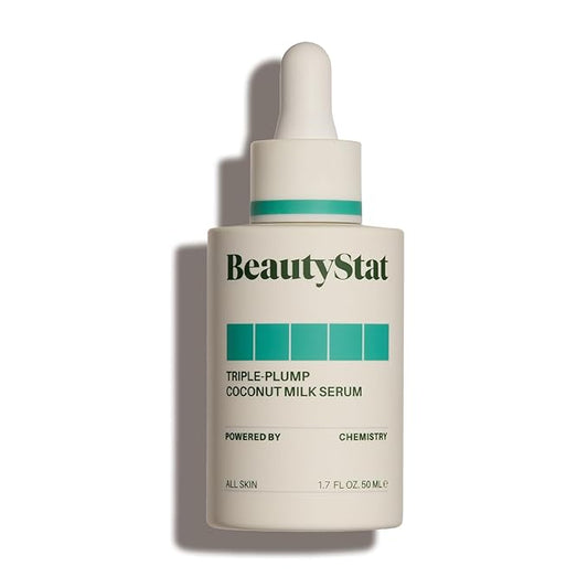 BeautyStat Cosmetics Women's Triple-Plump Coconut Milk Serum, 1.7 Fl Oz (Pack of 1)