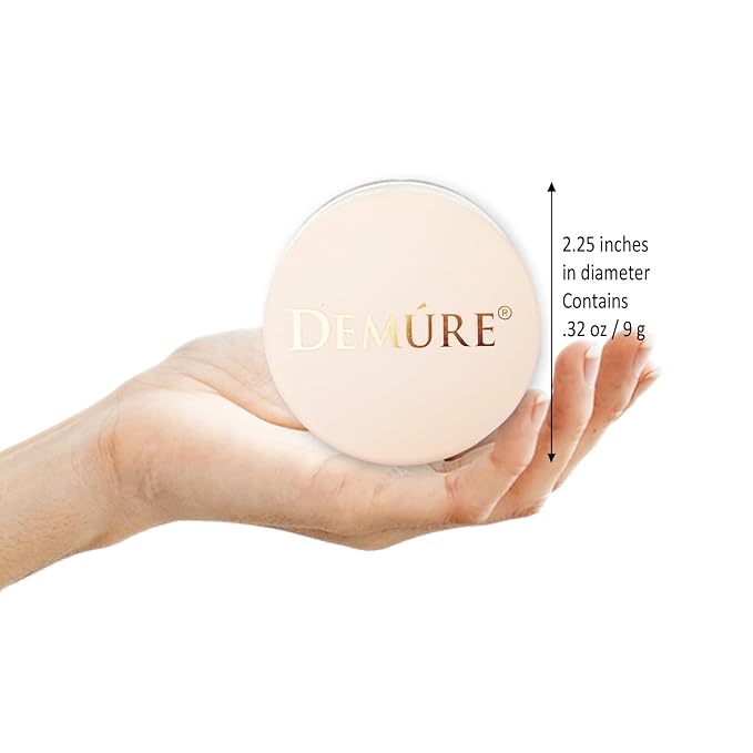 Demure Mineral Make Up, Medium Dark Mineral Foundation Makeup, Concealer Makeup, Natural Makeup Made with Pure Crushed Minerals, Loose Face Powder. Demure Mineral Makeup