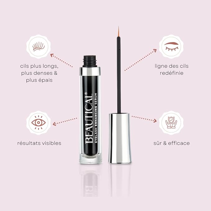 Eyelash Serum – Lash Enhancing & Conditioning Formula with Botanical Ingredients for the Appearance of Fuller, Shinier & Healthier-Looking Lashes – Nourishing Lash Care, 3ml
