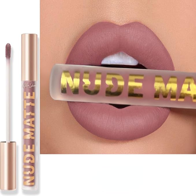 Y-HaLi Lip Glaze Lip Gloss - High Shimmer Natural Lipstick with Moisturizing Formula (504)