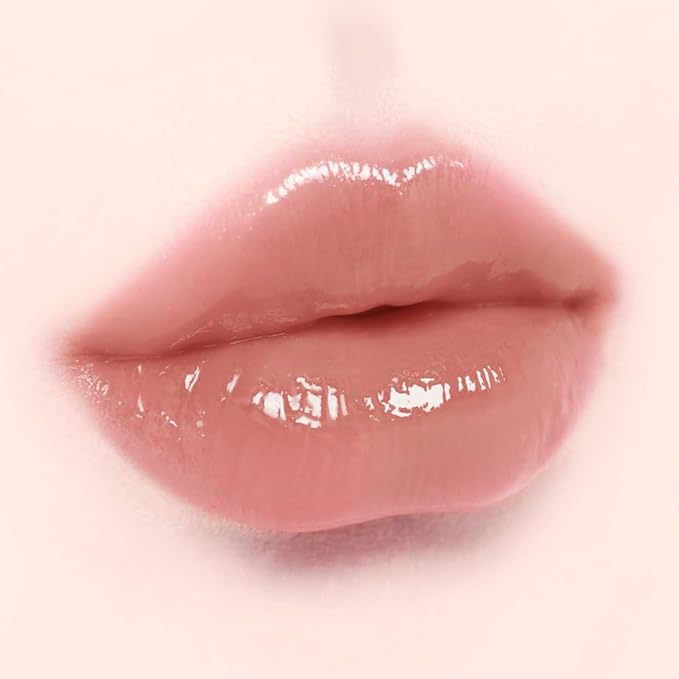 DINTO Blur-Jelly Plumping Lip Tint - Tinted Lip Plumpimg Gel Gloss, Long-Lasting, Moisturizing, Volumizing & Hydrating, Vegan & Cruelty-Free, K beauty (7 colors) (775 Woody Gelée, 0.11 fl.oz.)