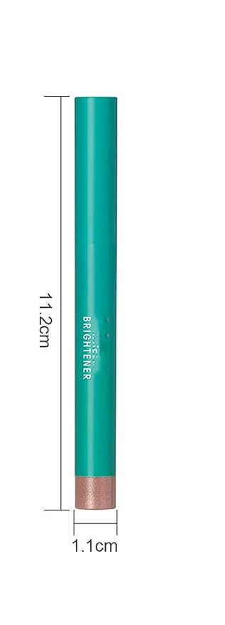 4Pcs Eyeshadow Stick, Eye shadow Brightener Stick Glitter Highlighter Makeup Eye Liner, Shimmer Creamy Long Lasting Eye Makeup(4 colors