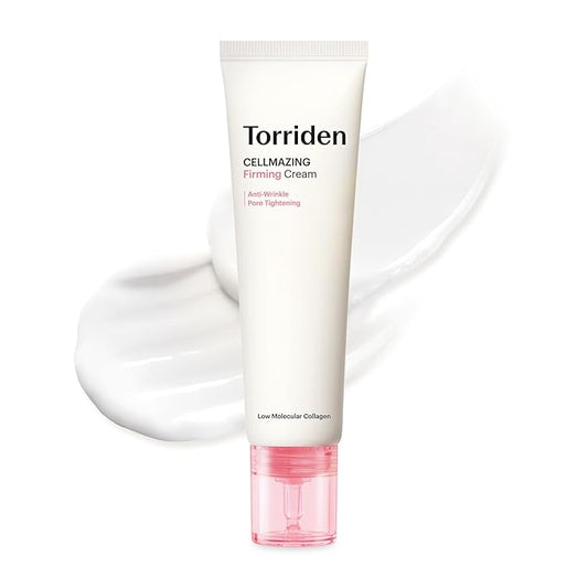 Torriden CELLMAZING Collagen Firming Cream 60ml (2.02 fl.oz.) | Improving Saggy Pore and Wrinkle | 5D Collagen Complex, Amino Acid Complex, Peptide