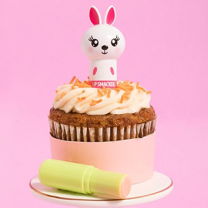 Lip Smacker Lip Balm, Bunny Hoppy Carrot Cake, 0.14 Ounce (Pack of 2)