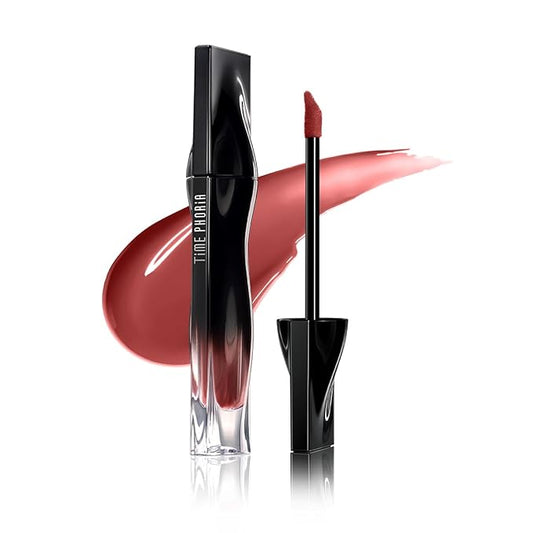 STELLAR DUST LIP STAIN-Waterproof and Transferproof Lip Tint For Women, Glossy Finish Lip Gloss, Lightweight High Coverage, Long Lasting, Stocking Stuffers For Teen Girls (07 QUANTA)