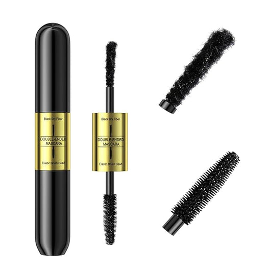 Fiber-infused Mascara, Black Tiny Fibers included Mascara to Extend and Elongate Eyelash, for Maximum Volume and Curl Effect by “Linble”