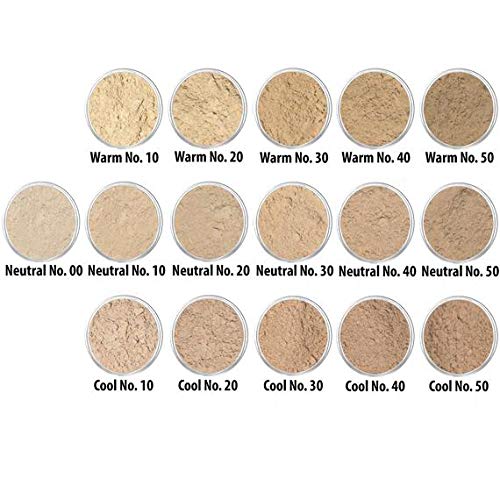 Lauren Brooke Cosmetiques Natural Makeup Powder Foundation (13 Gram, Neutral No. 00)