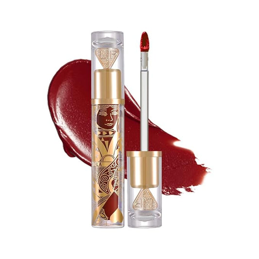 Soft Matte Liquid Lipstick in Classic Rose Red, High Pigment Full Coverage Matte Lip Color, Waterproof Smudge-Proof Non-Transfer Lightweight Liquid Lipstick for Long-Wearing Everyday Makeup 80A