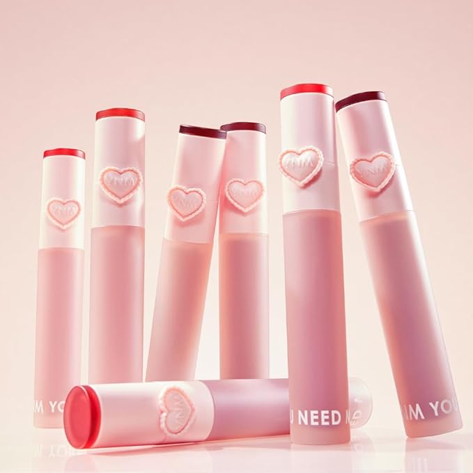 YNM Matte Veil Tint, Soft-Blur Finish, Silicone Lip Brush, K-Beauty, Matte, Moisturizing, Smudge-Proof, Long-Lasting Korean Lip Tint, 0.09 oz (Mauve Veil)