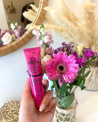 Dr.PAWPAW Hot Pink, Multi-Purpose Natural No Fragrance Balm for Hydrating Lips, Skin, Hair, Cuticles, Nails & Beauty Finishing (25 ml)