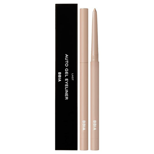 BBIA Last Auto Gel Eyeliner 17 Color – Multi-Use Longwear & Waterproof Mechanical Eye Liner Easy Drawing with Smooth Texture Smudge-Resistant Shadow & Glitter Vegan Korea Eye Makeup (13 PEANUT BEIGE)