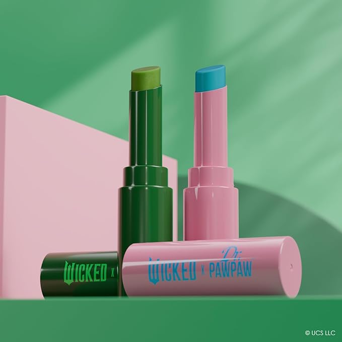 Dr. PawPaw Wicked Lip Balm Duo - Elphie, Glinda-Fied - Natural Balm with Aloe Vera - Gluten Free Lip Moisturizer to Soften and Hydrate - 2 pc