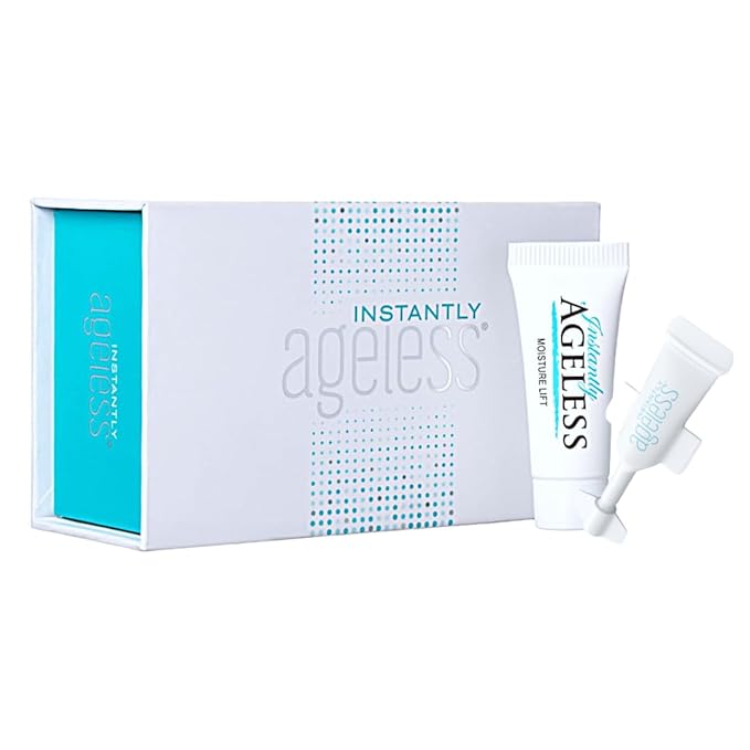 Instantly Ageless - Instant Face Lift Cream - Skin Care for Anti Aging face cream - Wrinkle Tightener - Instant Under Eye Bags Remover - Facelift in a Box of 25 Vials
