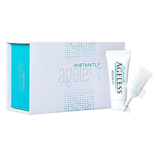 Instantly Ageless - Instant Face Lift Cream - Skin Care for Anti Aging face cream - Wrinkle Tightener - Instant Under Eye Bags Remover - Facelift in a Box of 25 Vials