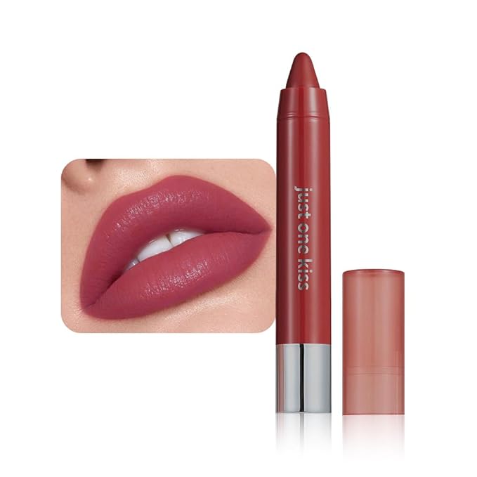 Ruby Red Hydrating Cream Lipstick Lip Crayon for Women, Moisturizing Lipstick Long-lasting Waterproof, Retractable Lips Crayon Liner for Ombre Shades, Tinted Lip Balm + Lips Color in One, 10
