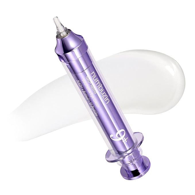 numbuzin No.9 NAD+ Retinol Eye Cream, Depuffing & Firming Eye Serum for Dark Circles, Wrinkles & Fine Lines, Peptides & Niacinamide for Glow & Undereye Radiance, Stocking Stuffers 0.33 fl oz