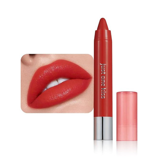 Bright Red Hydrating Cream Lipstick Lip Crayon for Women, Moisturizing Lipstick Long-lasting Waterproof, Retractable Lips Crayon Liner for Ombre Shades, Tinted Lip Balm + Lips Color, 11