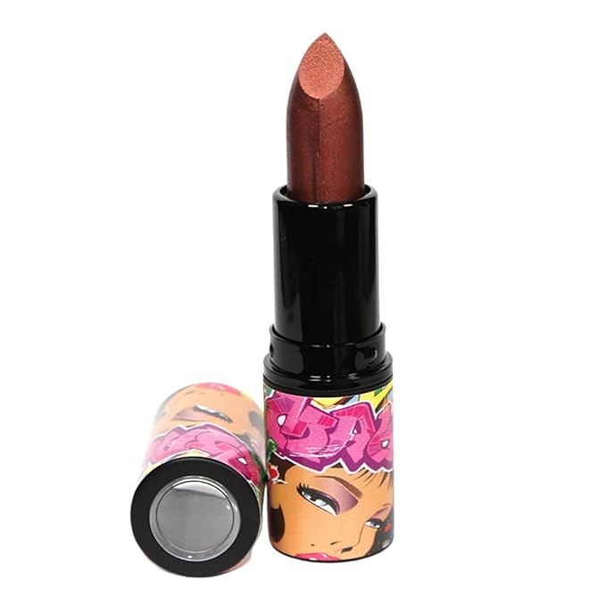 Copper Penny Bronzey Brown Lipstick – Creamy Satin Finish, Full-Coverage Color, Long-Lasting & Hydrating, Cruelty-Free | 0.14 oz