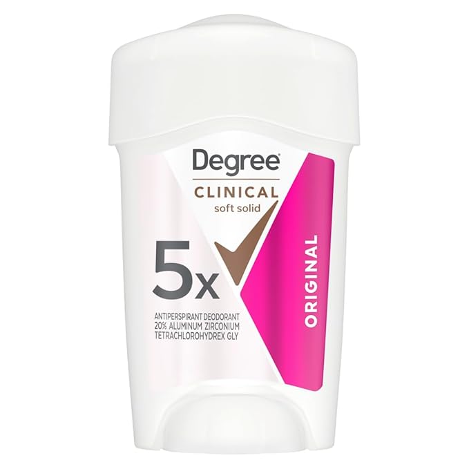 Degree Clinical Protection Antiperspirant Deodorant 72-Hour Sweat & Odor Protection 5-in-1 Antiperspirant for Women 1.7 oz