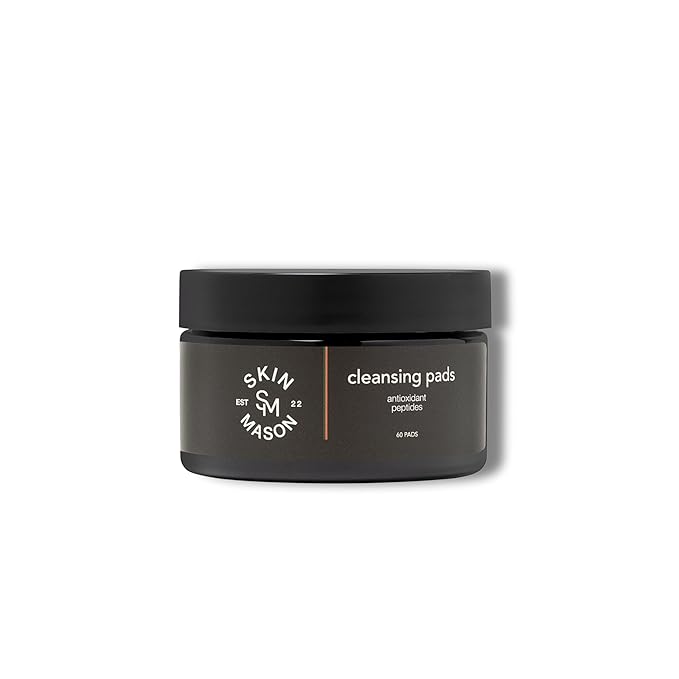 Daily Exfoliating Pads by SkinMason - Cleansing, Hydrating, Peptide Powered