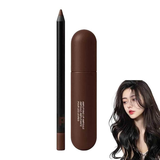 Color-Rich Lipampoules with Matching Lip Liner, Long-Lasting Moisturizing Lip Liner Oil, Moisturizing Lips Enhances Curves, Non-stick to Cup, Create a Natural Color