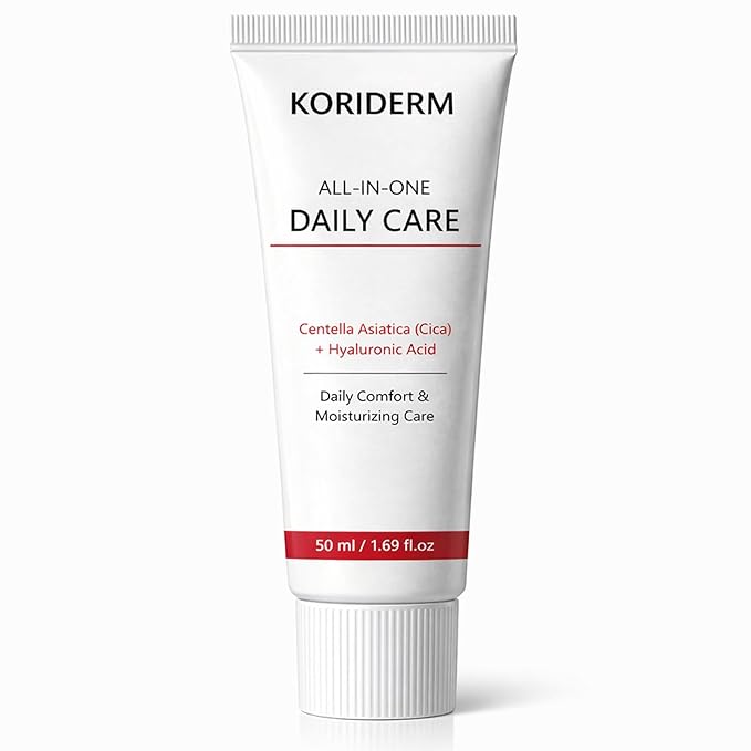 KORIDERM Time Reverse Cream, Daily Moisturizing Face Cream with Centella Asiatica (Cica) & Hyaluronic Acid – Lightweight All-in-One Skin Care for Daily Comfort – 50 mL / 1.69 fl oz (1)