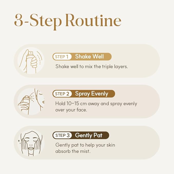 LULUBEU Triple Active Mist, Korean Skincare Glow Spray Serum, Hydrating All-in-One Face Treatment for Radiant, Dewy Skin, Lightweight Daily Routine Care with NK Cell Technology