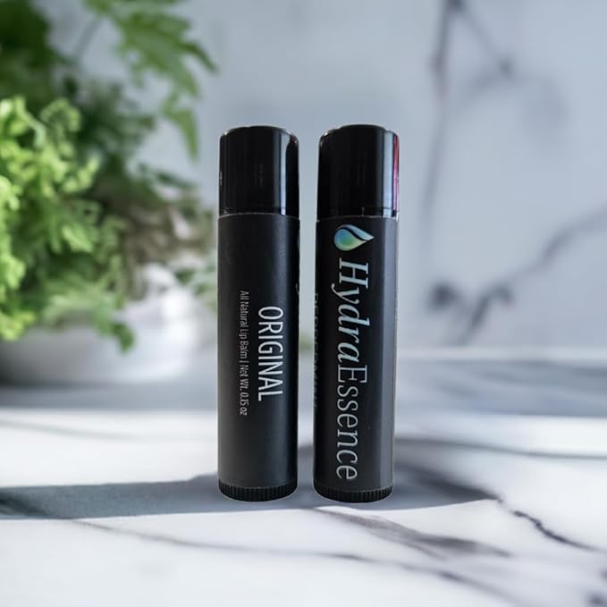 Original Lip Balm 4-Pack | 7 Natural Ingredients | Beeswax Sunflower Oil Shea Butter | Moisturizing Lip Care for Dry Cracked Lips | Unscented Unflavored | Made in USA