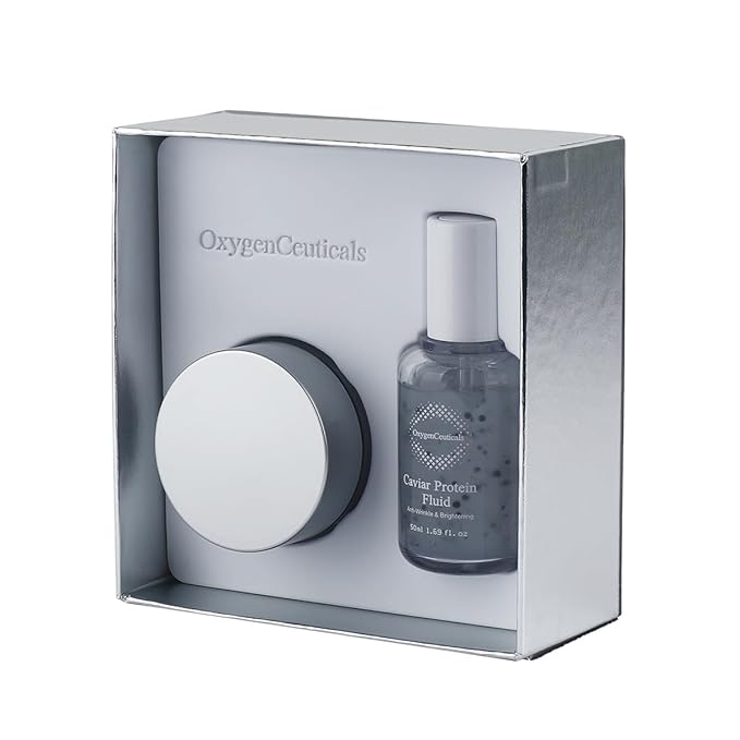 OxygenCeuticals Age Defying Caviar Kit – Anti-Aging Kit, Age-Defying Caviar Cream & Serum for Fine Lines Repair, Skin Renewal for Face & Neck
