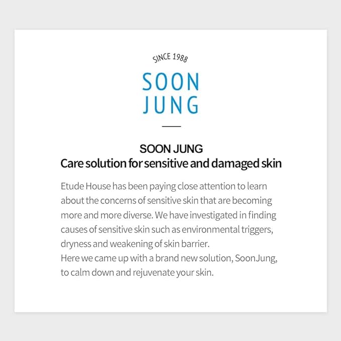 ETUDE SoonJung Hydro Barrier Cream | 92.5% Moisturizing Ingredients, Gel Formula for Soothing, pH Balanced Moisturizer for Hydrating, Panthenol, Madecassoside, Non-comedogenic, 4.39 Fl Oz (Jar Type)